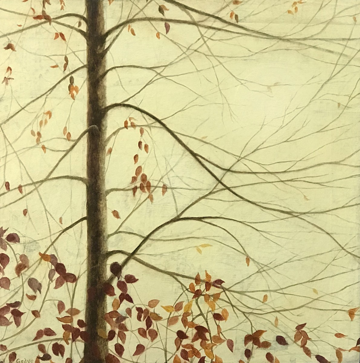 Autumn Tree and Vine Duet by Christine Gedye 