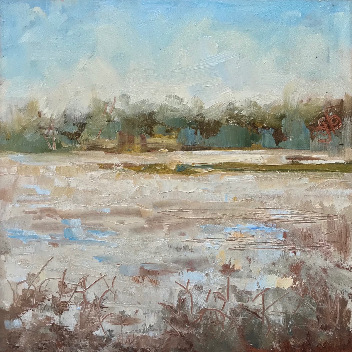 Snow or Cotton by Glenda Brown 