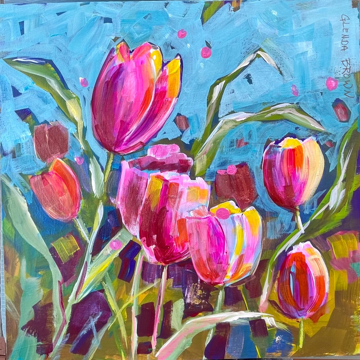 Tulip Dance by Glenda Brown 