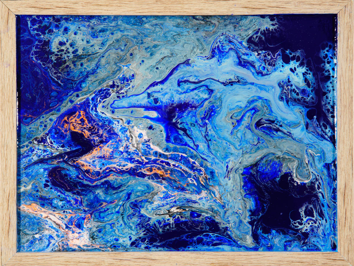 WillSchmahl_BlueLagoon_13x17x.5_Resin by Will Schmahl 
