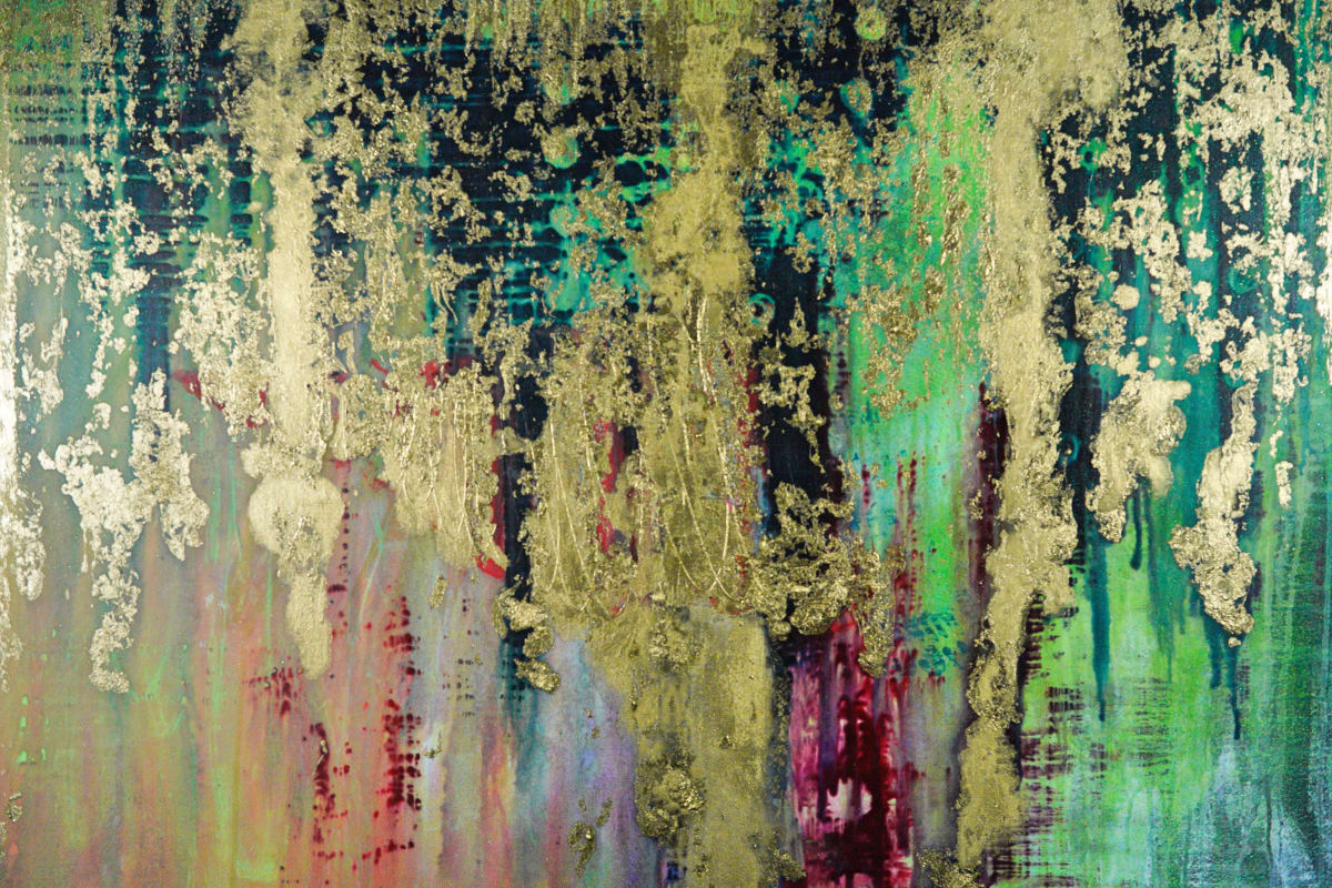 WillSchmahl_Golden_Palace_48x48x1.5_AcrylicsInks by Will Schmahl  Image: GoldenPalace