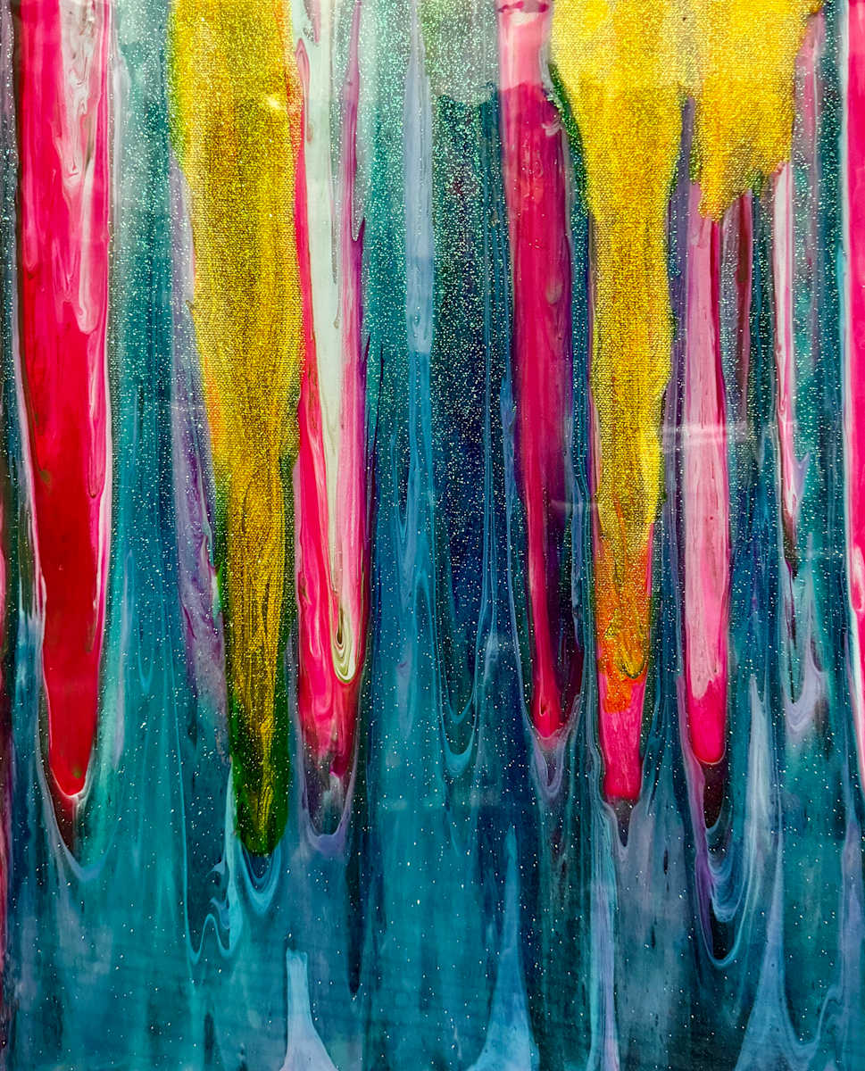 Metamorphic Serenity by Will Schmahl  Image: 

Description:

"Metamorphic Serenity" is an original artwork that emanates the profound journey of transformation and healing. Crafted with a vibrant palette of deep colors and textured layers, this piece encapsulates the artist's personal evolution through a period of grief and loss. The interplay of rich blues, radiant pinks, and striking golds symbolizes the complex emotions experienced during mourning and the eventual release of sorrow.

The vertical streaks of color resemble cascading waterfalls, each layer reflecting a step in the process of metamorphosis—shedding the old and embracing the new. The shimmering accents add a sense of hope and renewal, indicating the light that emerges from within after enduring darkness.

"Metamorphic Serenity" stands as a testament to the resilience of the human spirit, celebrating the artist's journey from grief to growth. All copyrights and reproduction rights are retained by Will Schmahl. Reproduction by any process or medium is prohibited without the express written permission of the artist.






