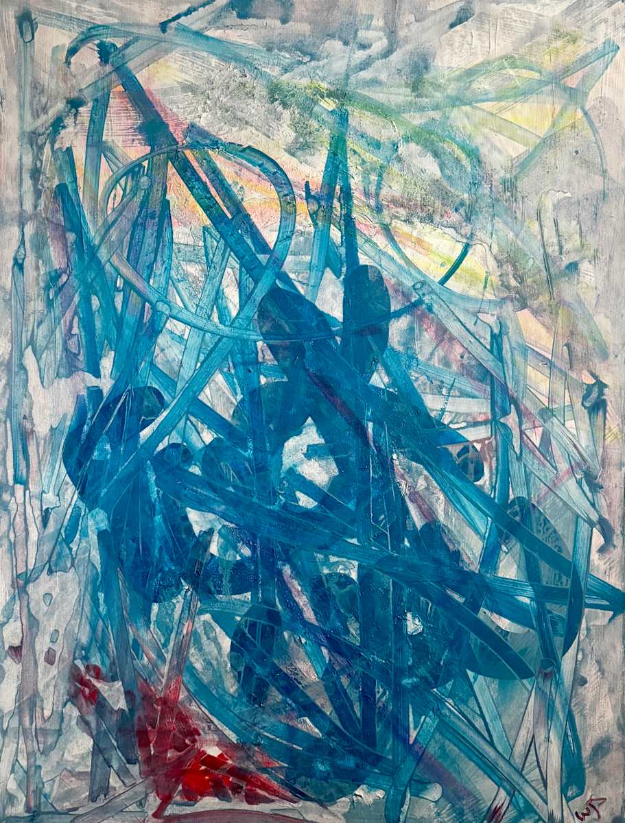 Frozen- FUCK YOU by Will Schmahl  Image: This piece is an explosion of raw energy—chaotic, aggressive, and deeply expressive. 