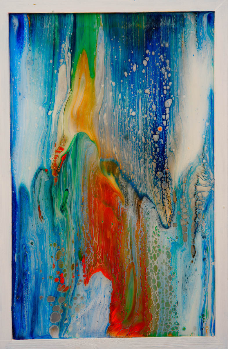 WillSchmahhl_MeltingFlowDrip1_18x12x.5_Resin by Will Schmahl  Image: MeltingFlow#1