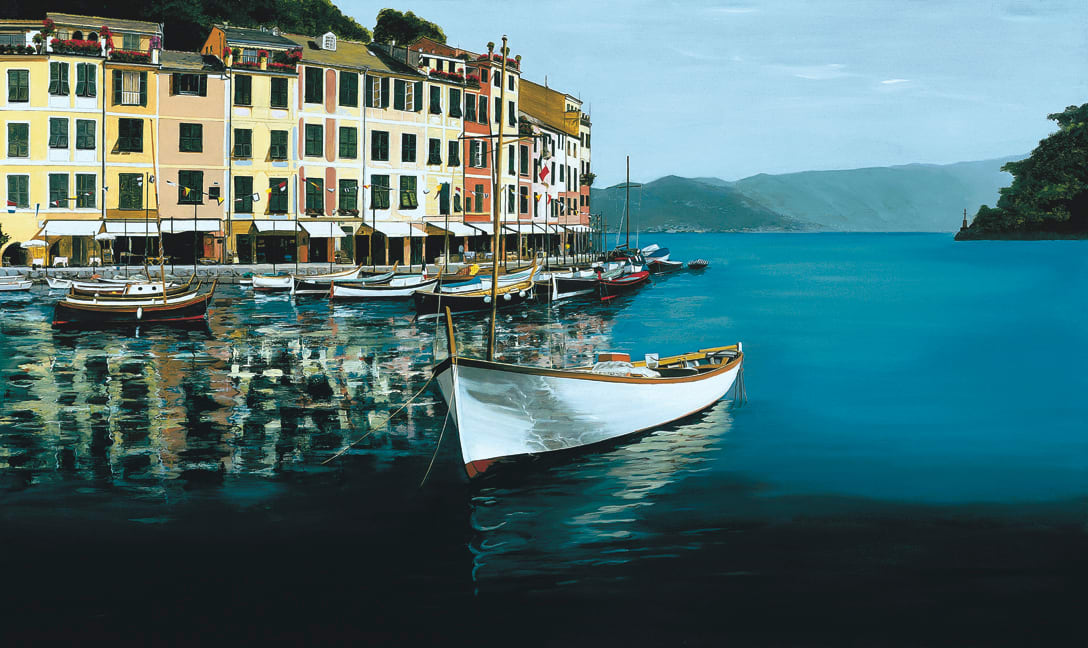 Portofino  Image: Romantic harbor of Portofino, IT.