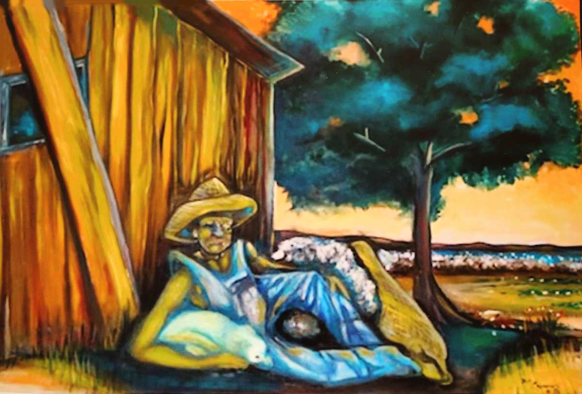 Farmer and Dog by William "Billy" Clemons, Image 2.