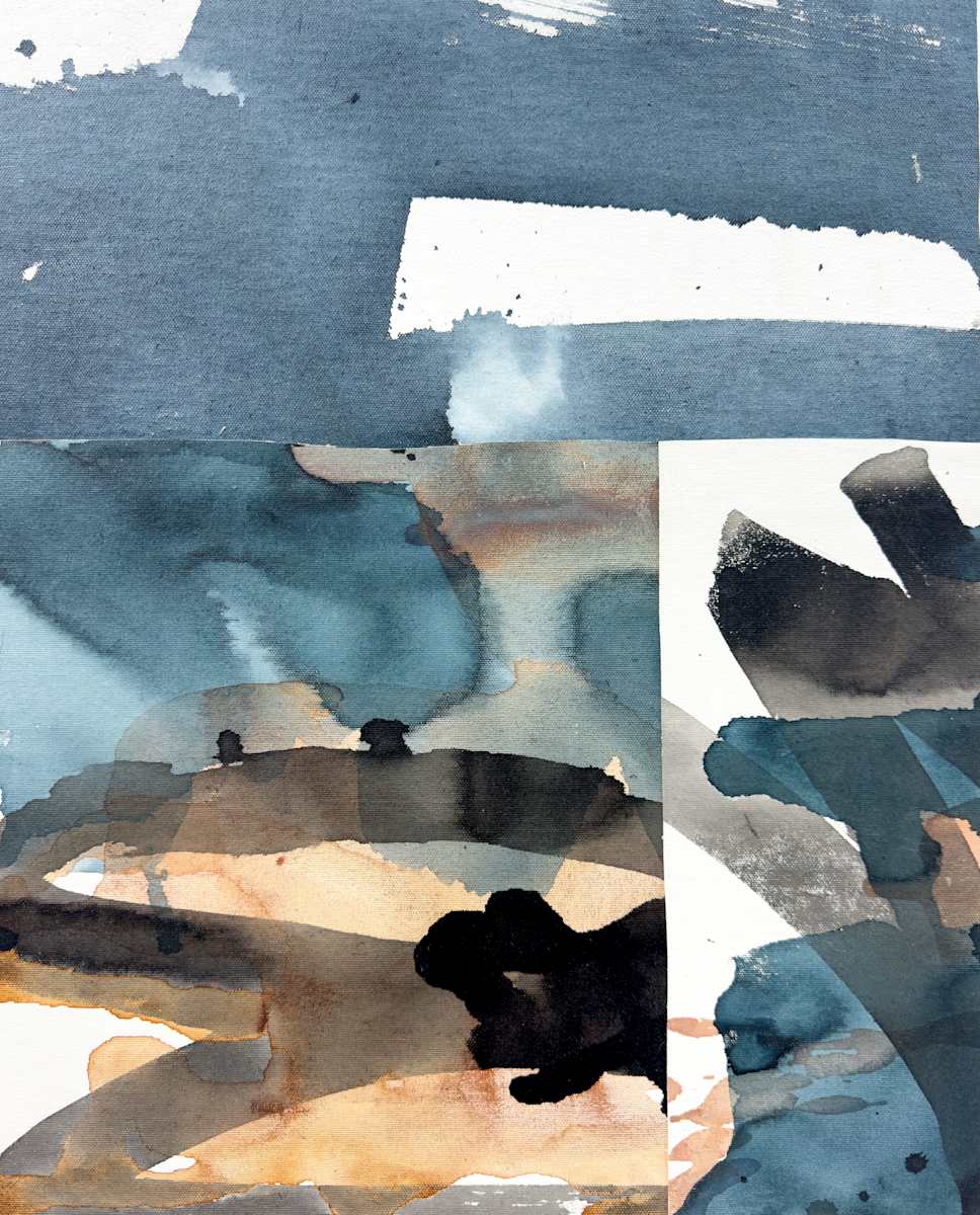 Fragmented Maps 3 by Ellen Sherman 