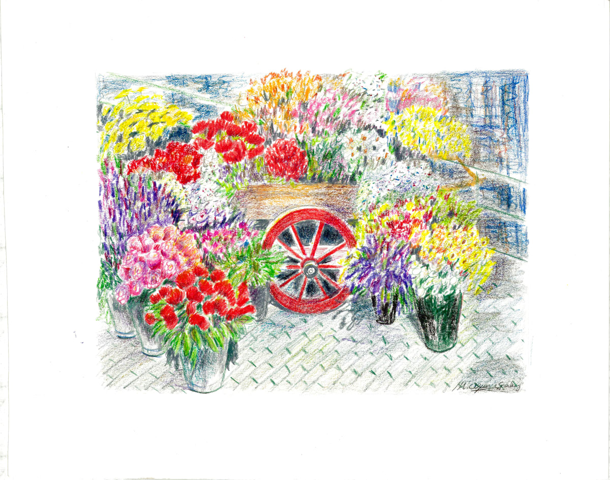 Flower Market in Grenada by Ada Monica Sperling 