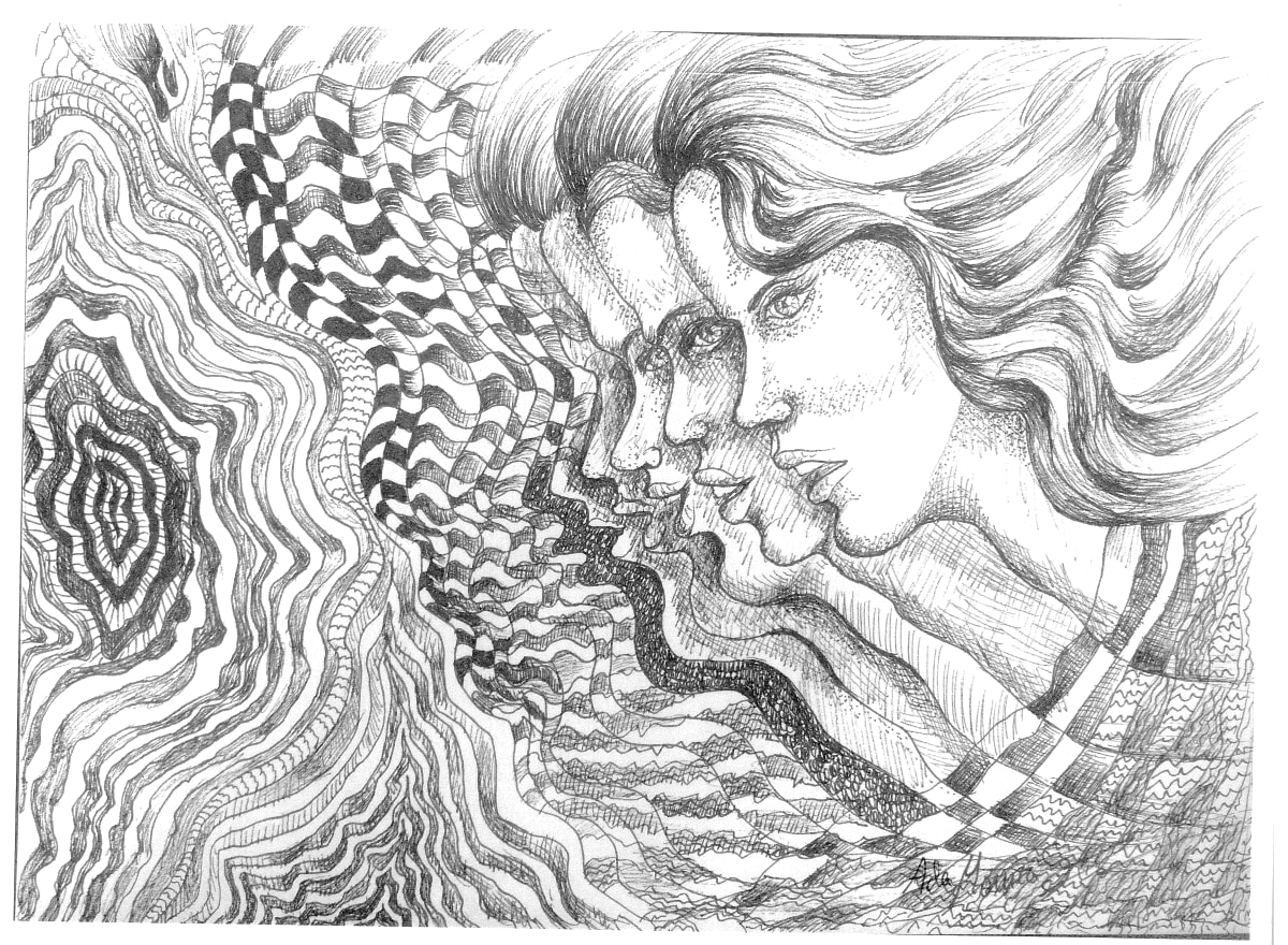 Ripples of Existence, Blonde by Ada Monica Sperling 