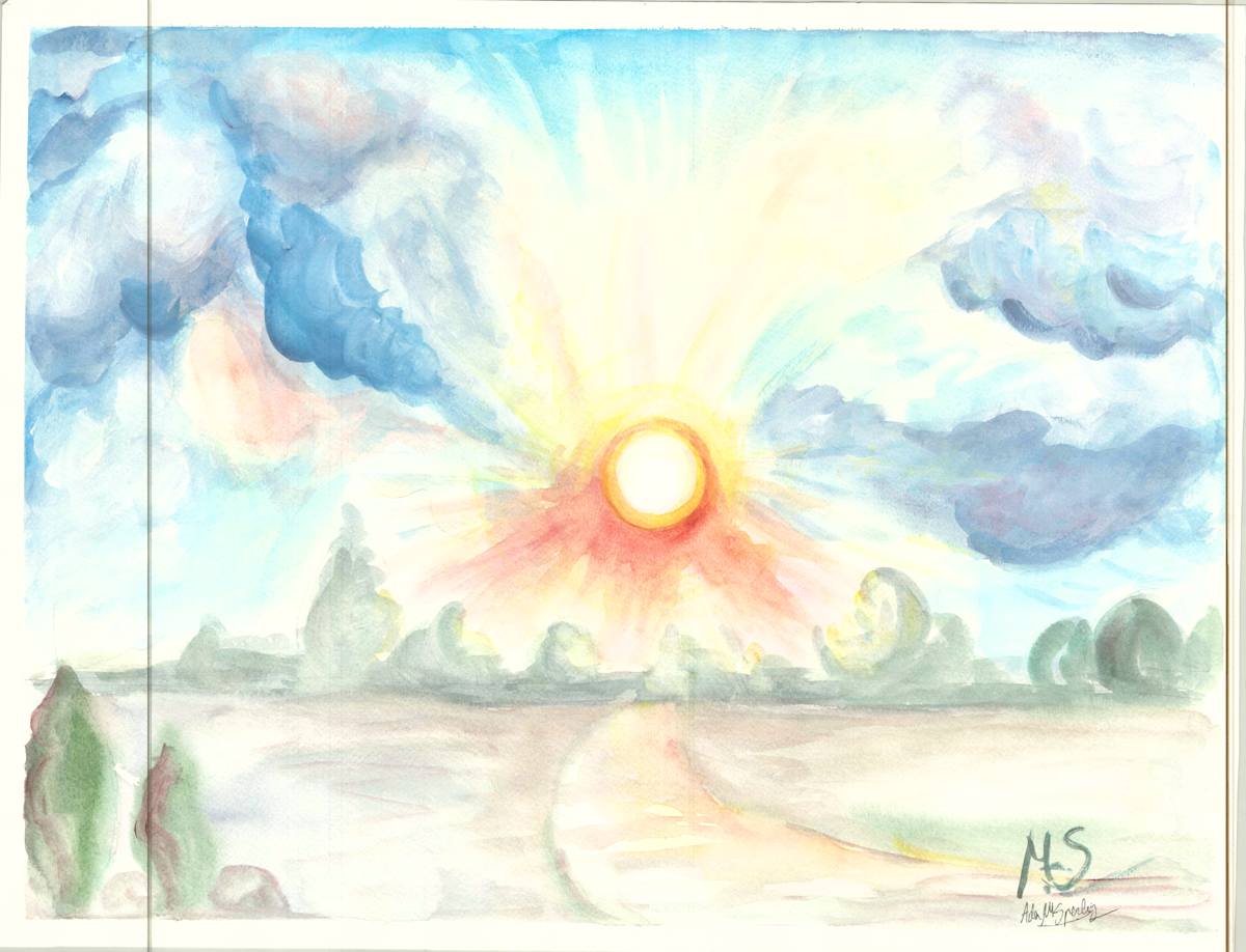 Sunrise by Ada Monica Sperling 