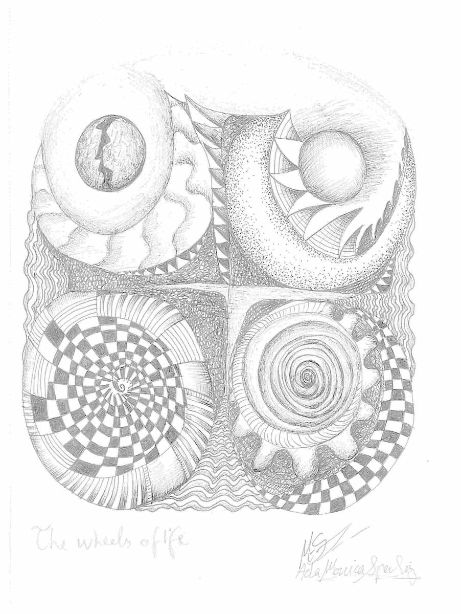 Wheels of Life by Ada Monica Sperling 