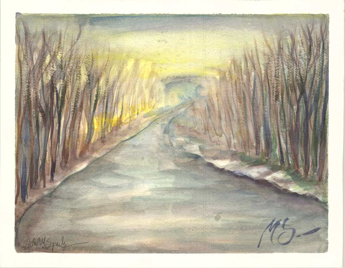 Wooded Stream by Ada Monica Sperling 