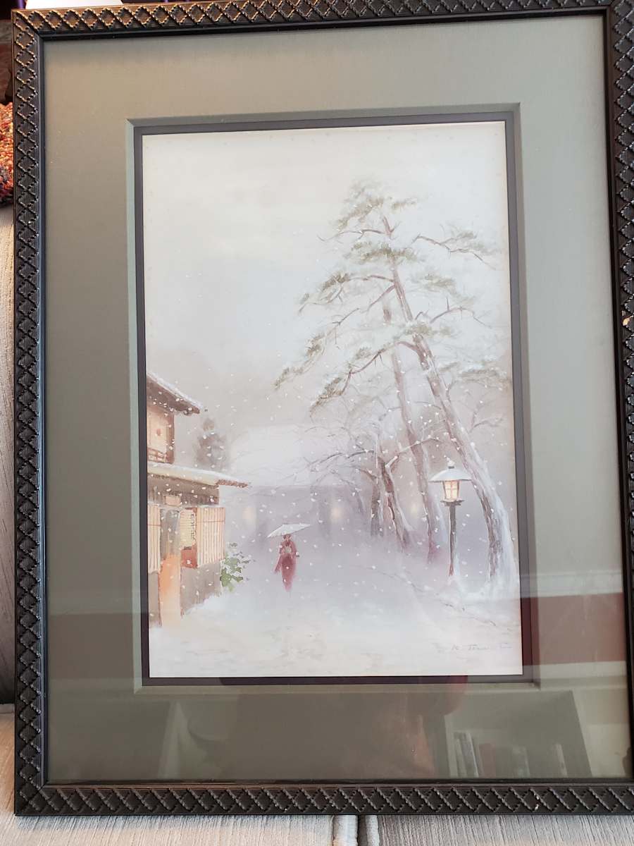 Snow Scene by Japan (artist unknown) 