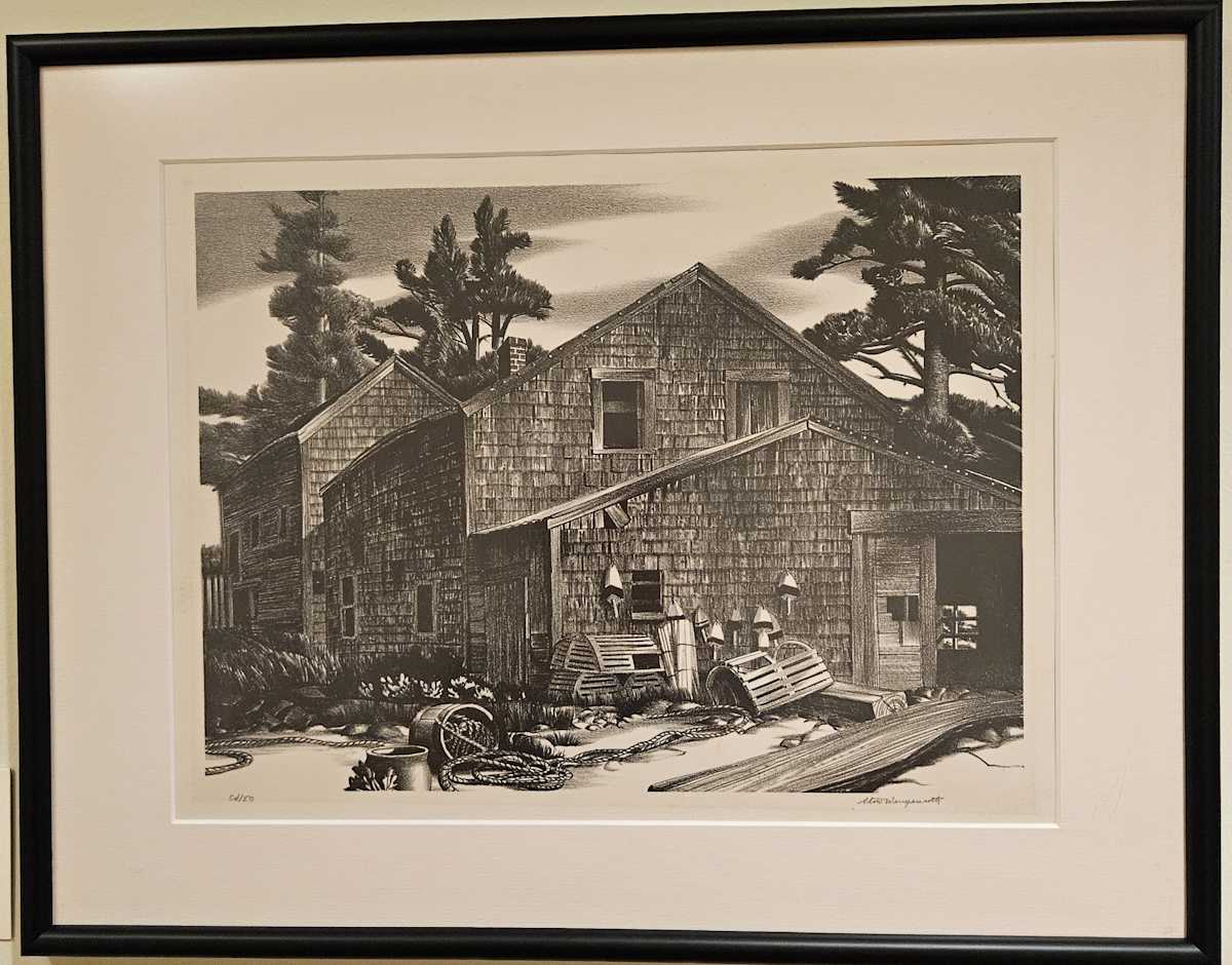 House at Port Clyde by Stow Wengenroth 