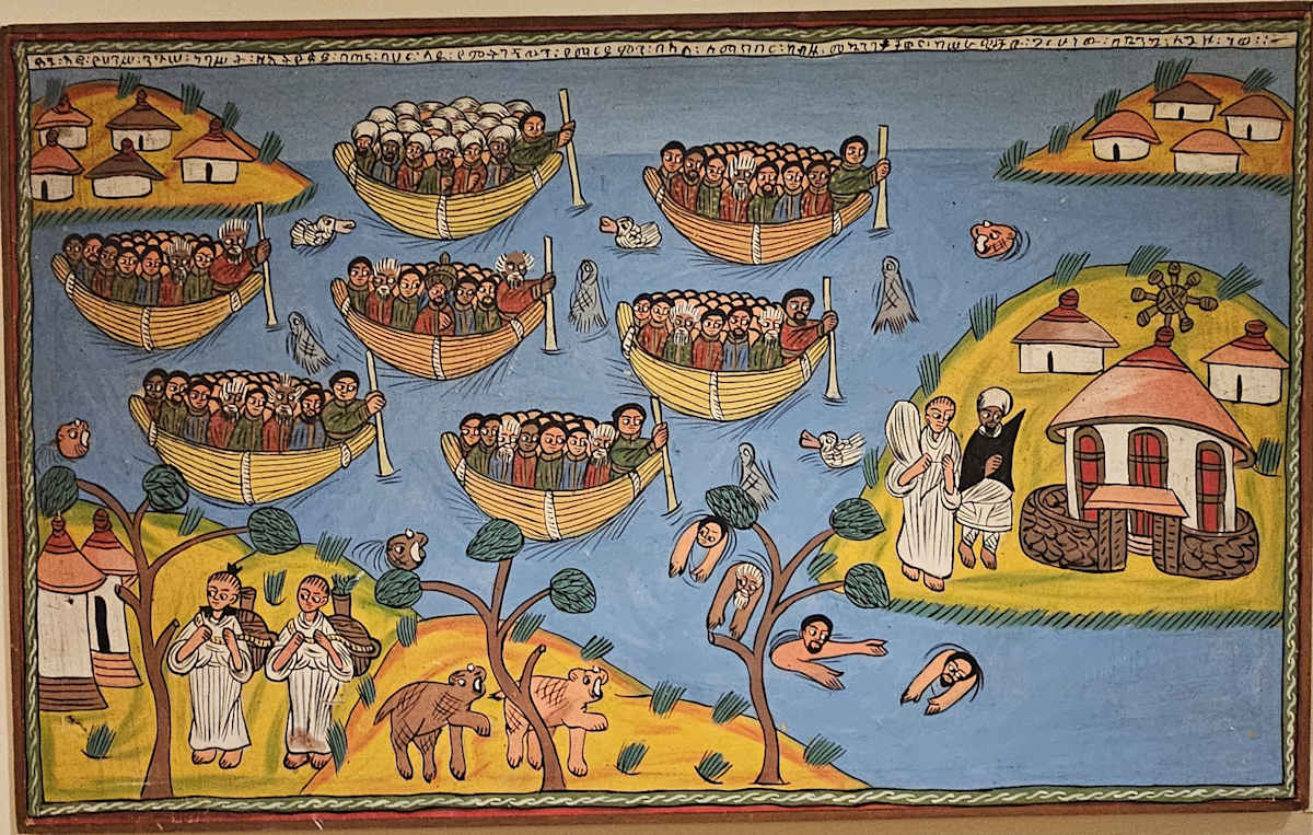 Crossing Lake Tana by Ethiopia 