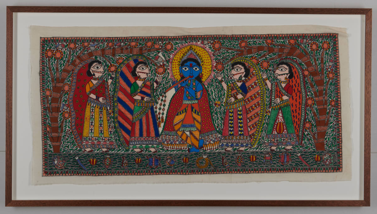 Raas Lila: God Krishna with his Devotees by India, Darbhanga, State of Bihar 