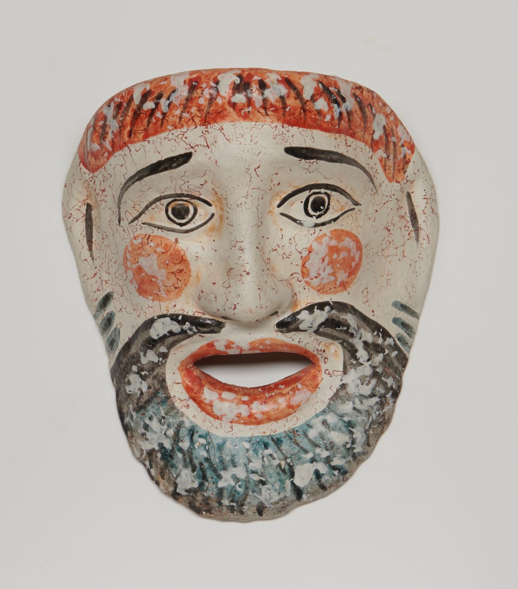 Mask, Replica of mask from 500 BC, Greece by Unknown 