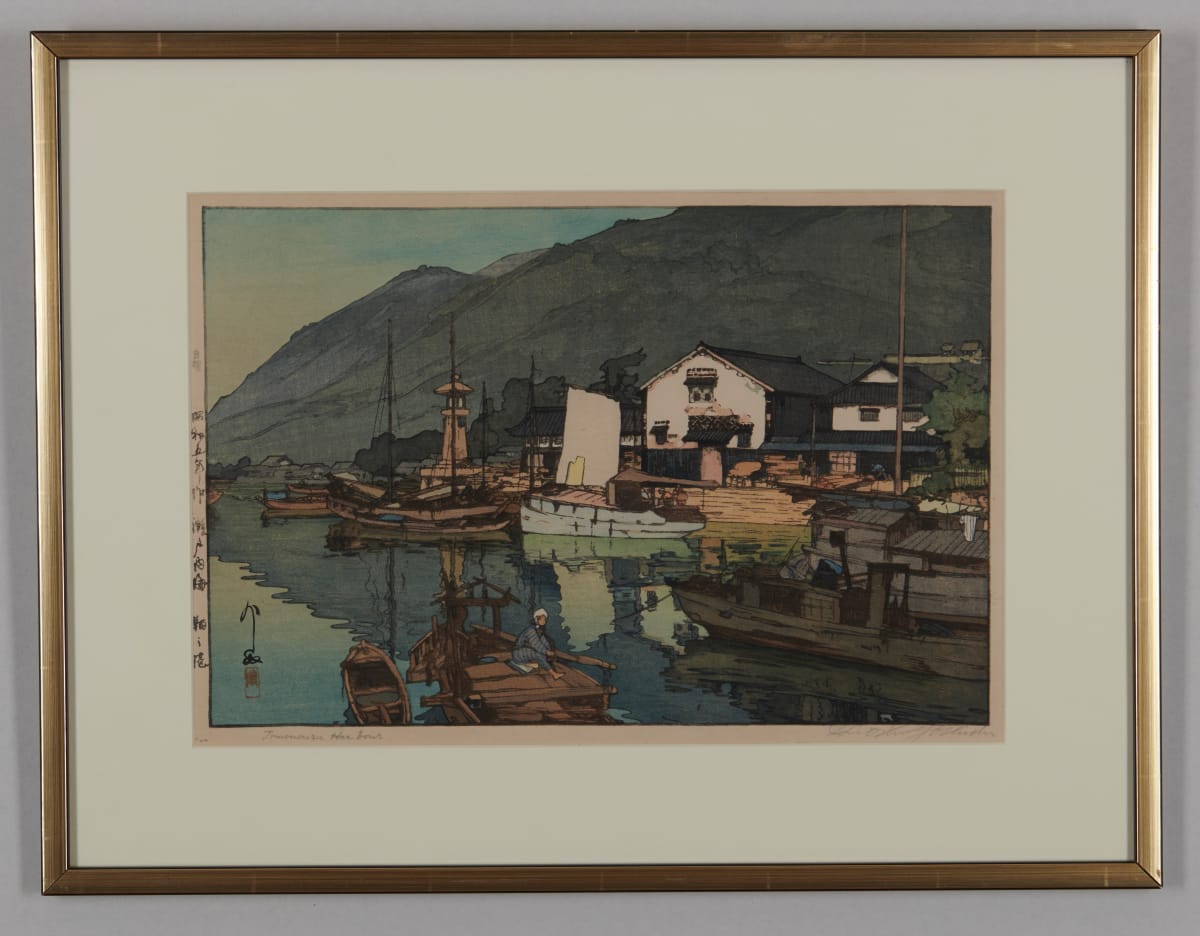 Tomonoura Harbor by Hiroshi Yoshida 