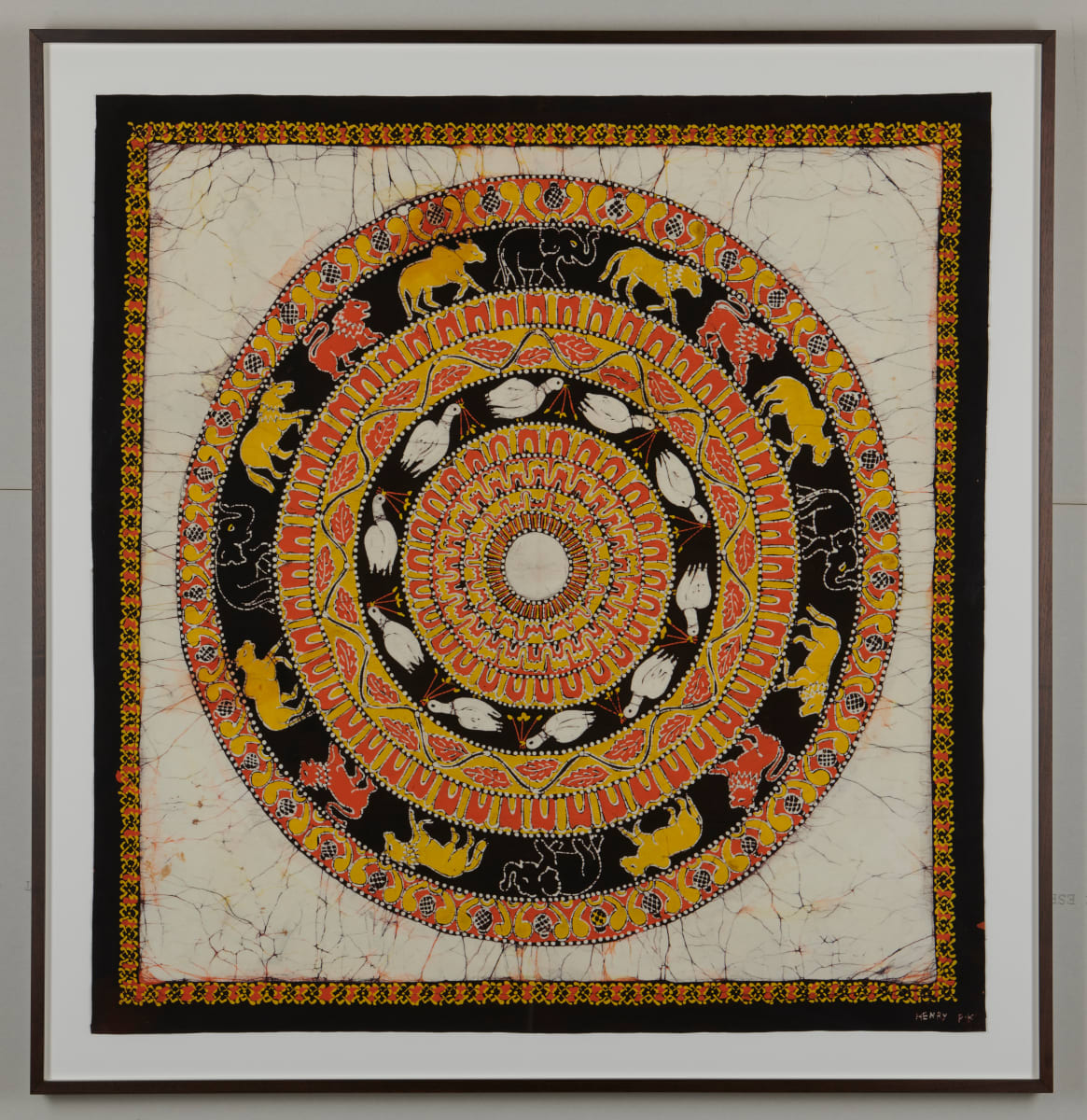 Mandala with Birds and Animals by India 