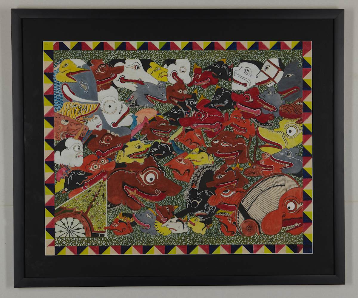 Javanese Wayang Puppet Masks by Unknown, Image 2.