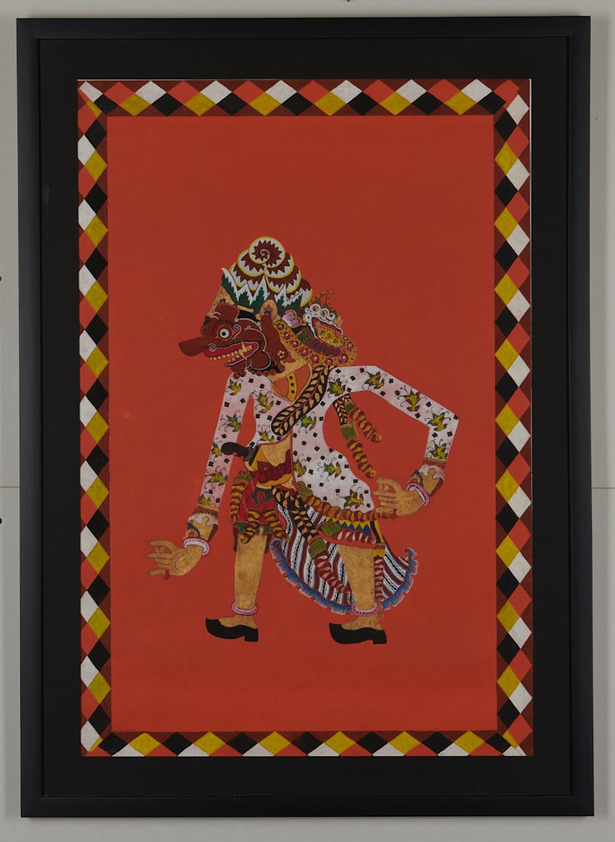 Javanese Wayang Puppet Figure by Unknown, Image 2.