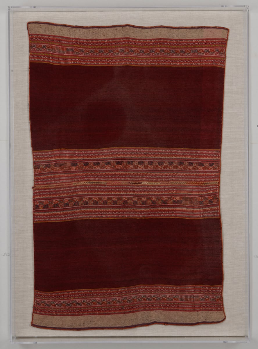 Small Dark Red Textile by Peru 