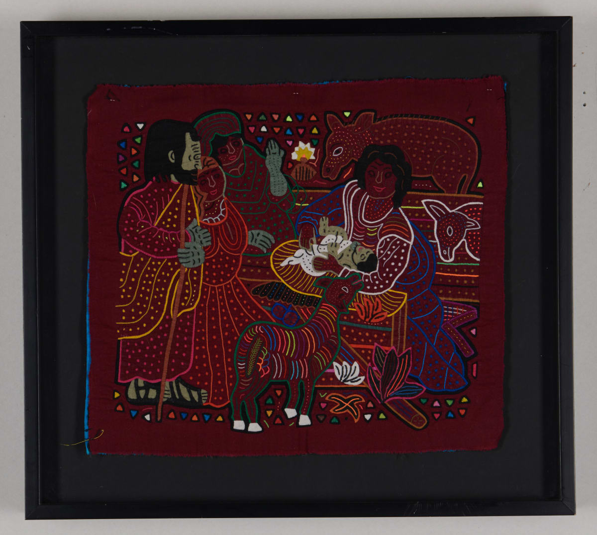 Holy Family Mola by Kuna People, San Blas Islands, Panama 