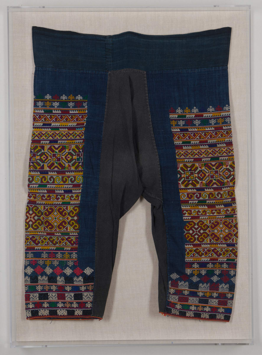 Man's Trousers by Yao Hill Tribe, Thailand 