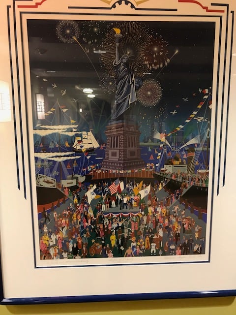 Statue of Liberty Centennial by Melanie Taylor Kent 