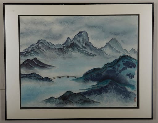 Blue Landscape by Pat C Tom, Image 1.