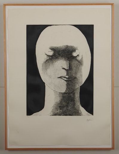 Woman with Downcast Eyes by Leonard Baskin 