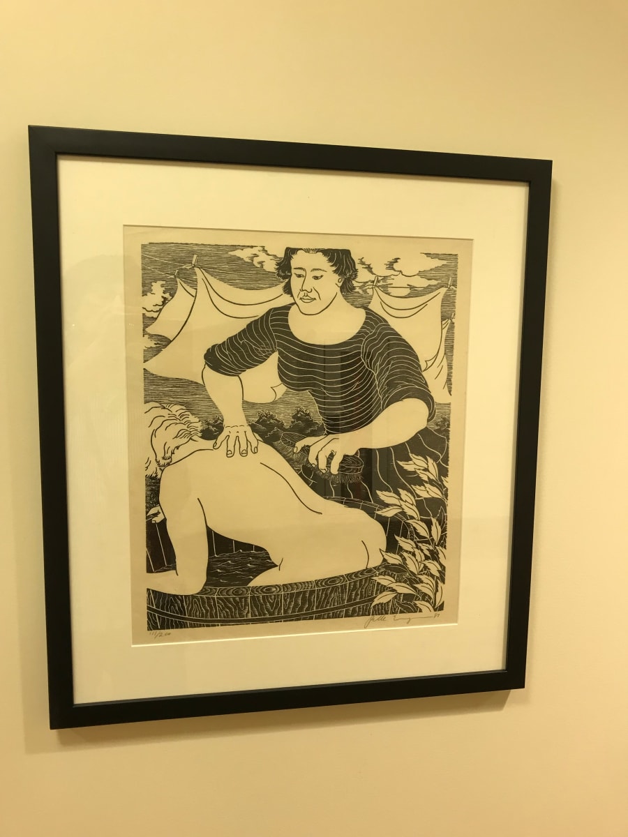 Untitled [Bath with Two Figures] by Unknown 