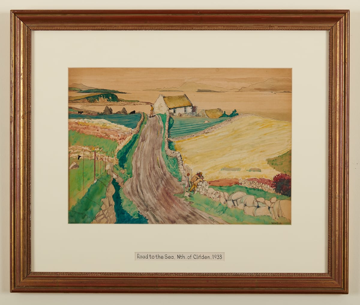 Road to The Sea, Nth of Clifden by Harry Kernoff 