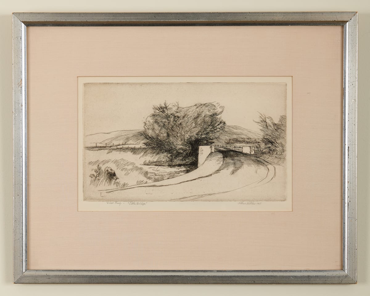 Little Bridge by Arthur Millier 