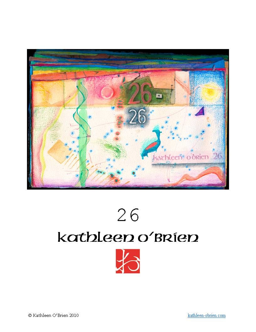 "26", loose-leaf book by Kathleen O'Brien  Image: "26", loose-leaf book by Kathleen O'Brien