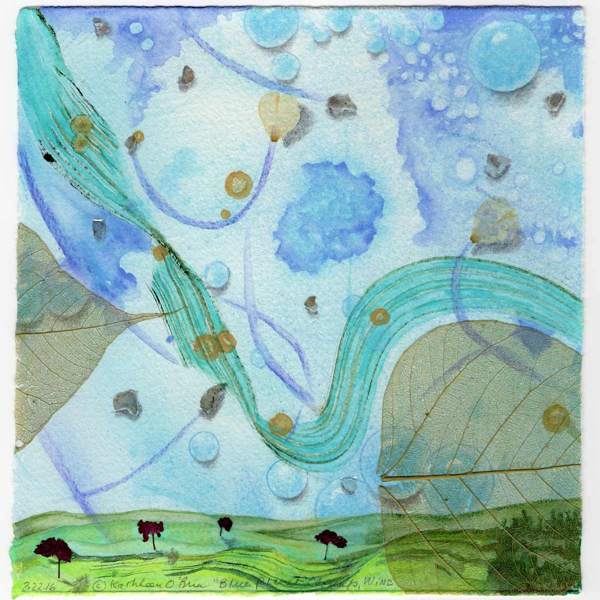 Blue Planet Closeup, Wind by Kathleen O'Brien, Image 1.