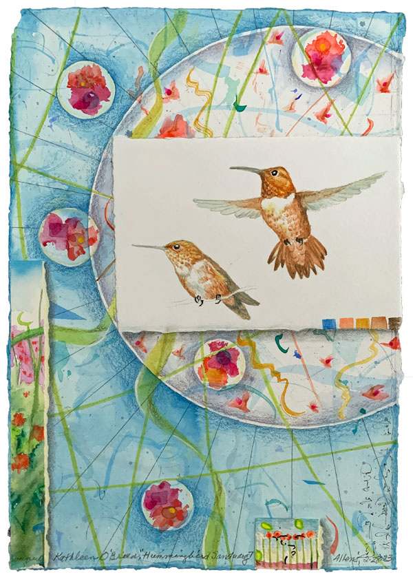 Hummingbird Sanctuary, Allen's by Kathleen O'Brien 