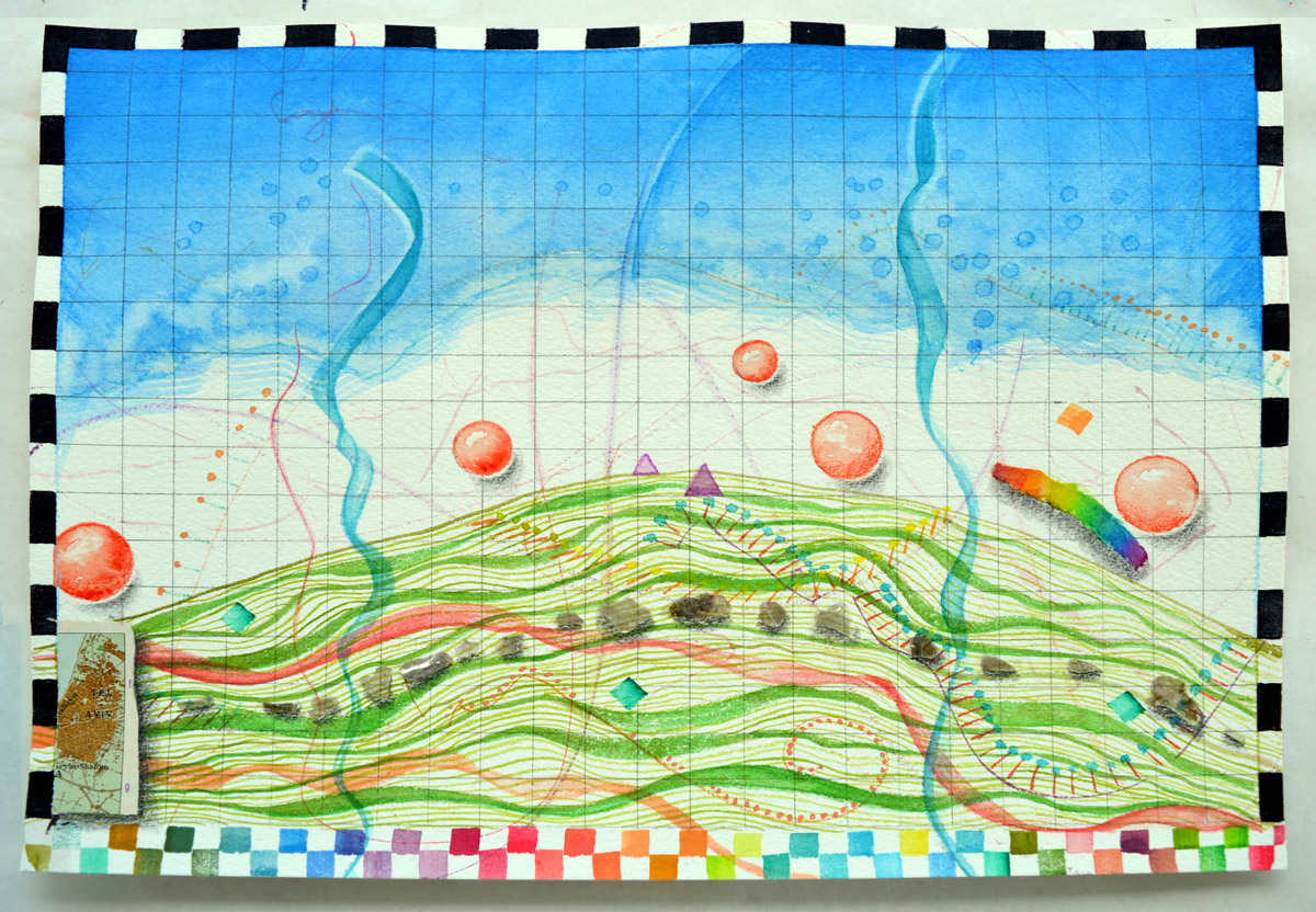 Mound Map by Kathleen O'Brien, Image 1.