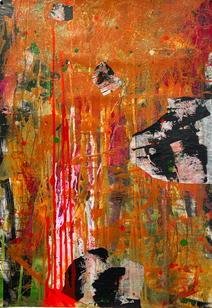 Nice by Anne Barnes  Image: Mixed media on paper