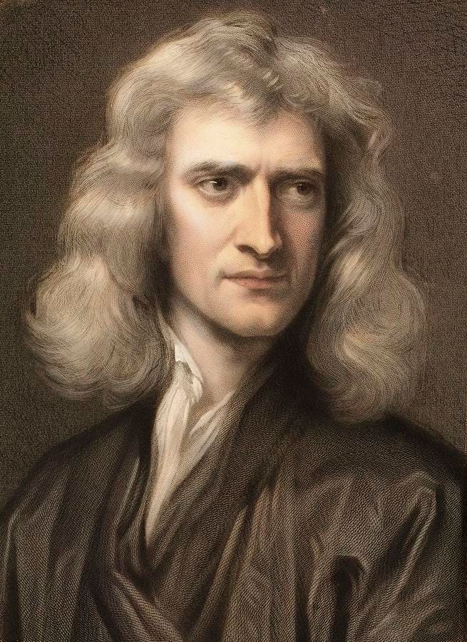 Sir Isaac Newton From The Collection Of Atlanta Classical Academy Artwork Archive 2738