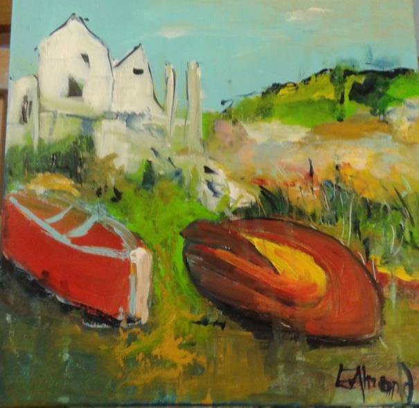 Farm Bay, Tresco by Elaine Almond 