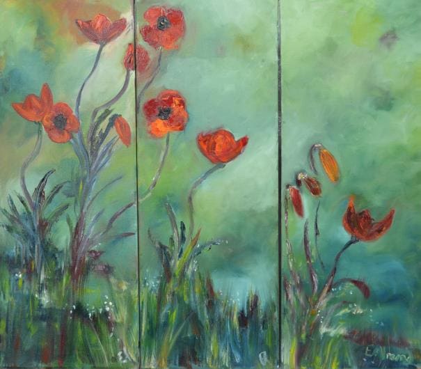 Remembering by Elaine Almond  Image: Flanders Field 2