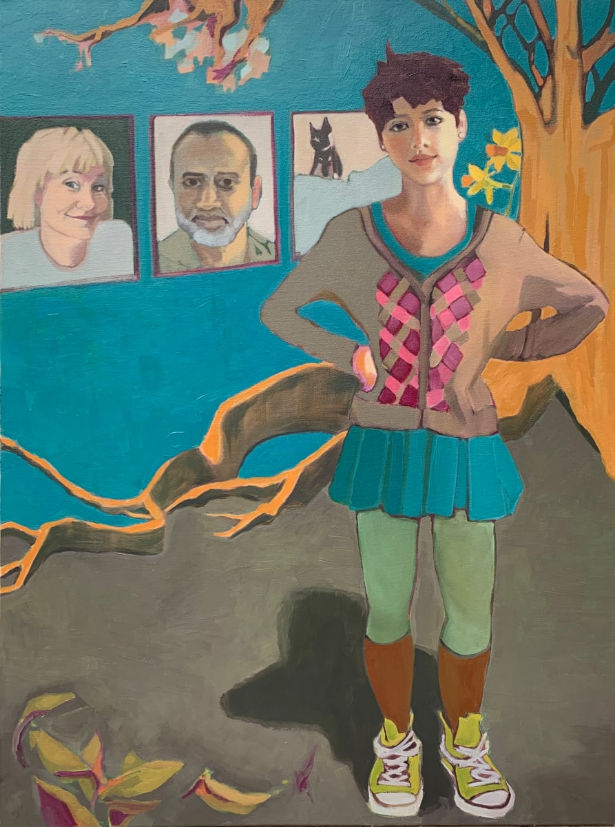 Reddy Family Portrait by Jen E. Sanders 