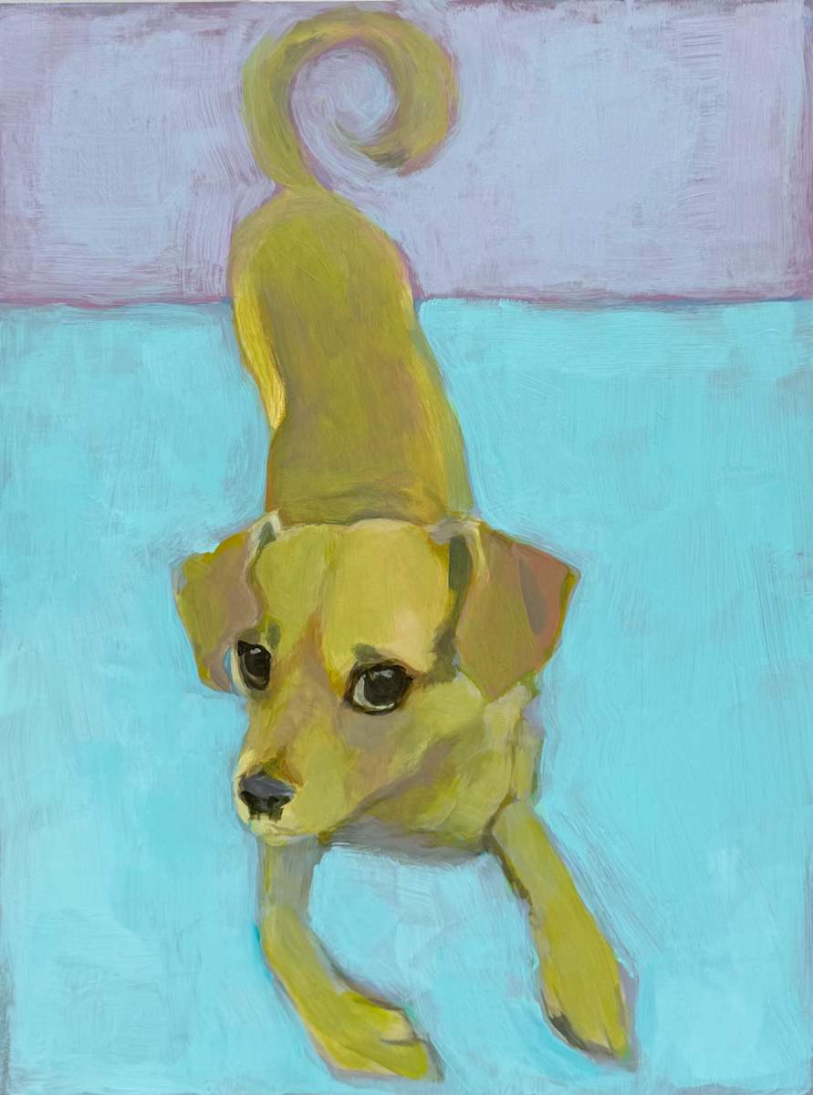 Bright Dog III by Jen E. Sanders 