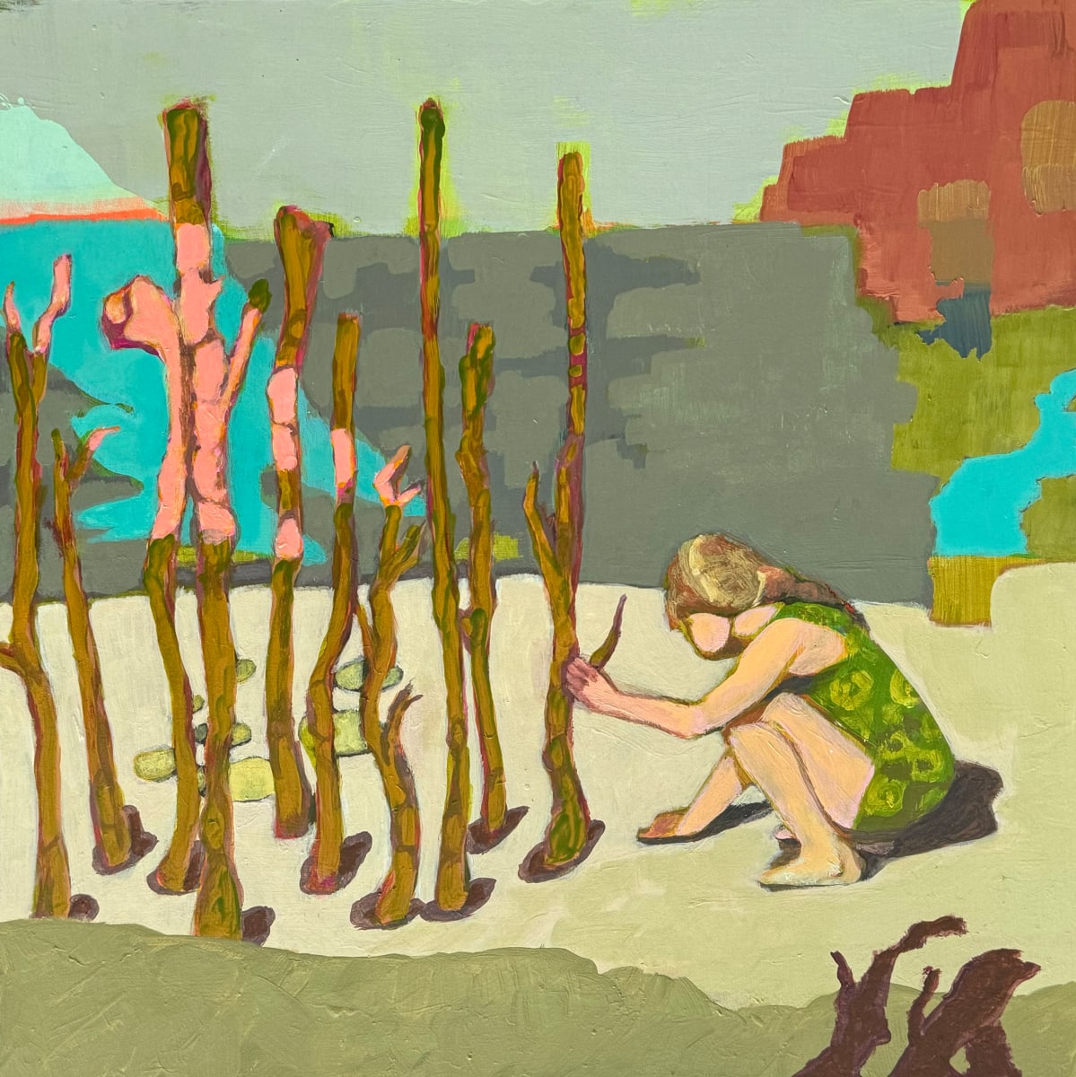 Beach Sticks II by Jen E. Sanders 