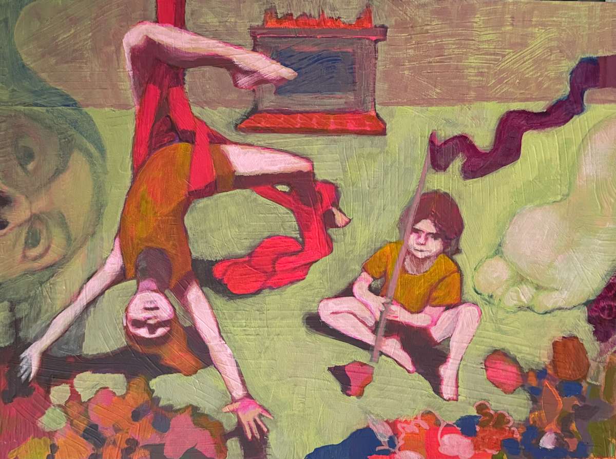 Girls doing things by Jen E. Sanders, Image 1.