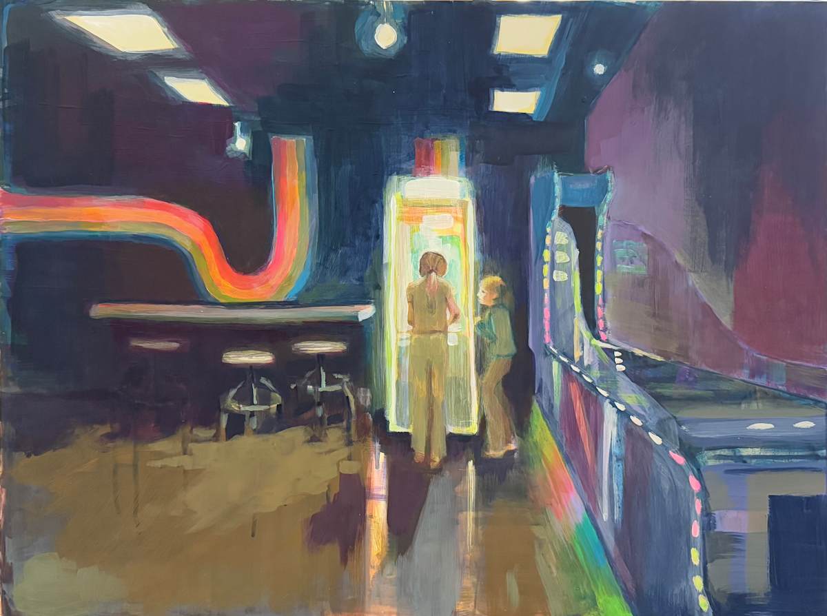 Arcade Interior by Jen E. Sanders 