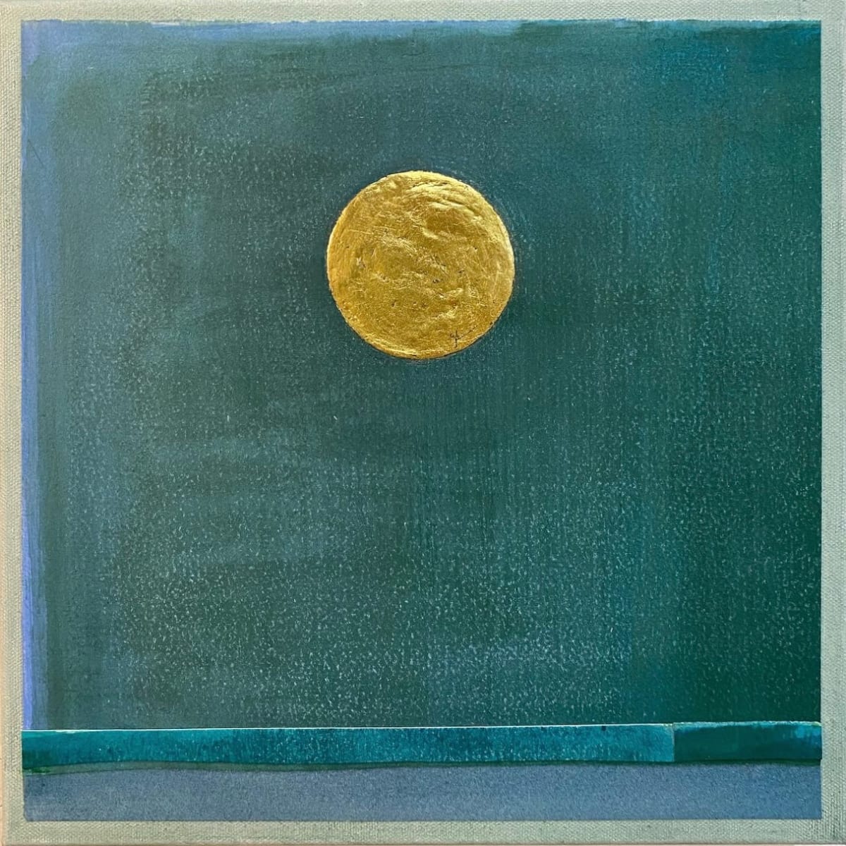 Dusty Blue Moon by Nell Hergenrather  Image: Dusty Cobalt/Chromium Blue