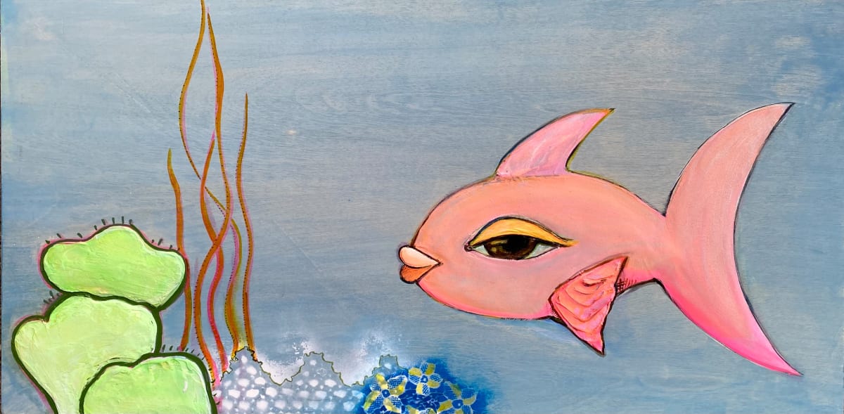 Pink Fish by Nell Hergenrather, Image 1.