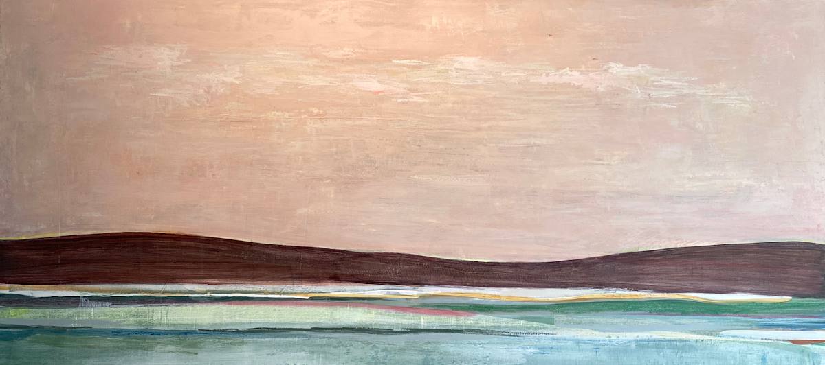 Maroon Landscape by Nell Hergenrather, Image 2.